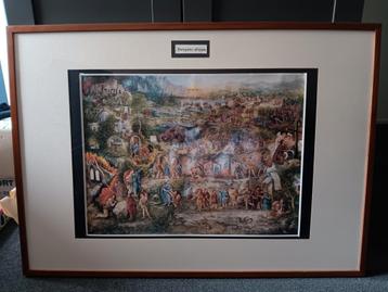 Bunyans Dream Ingelijste Poster met Toelichting beschikbaar voor biedingen