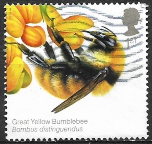 Engeland 2015 mi.3769 insect uit bijen GELE HOMMEL nom.1st, Postzegels en Munten, Postzegels | Europa | UK, Gestempeld, Verzenden