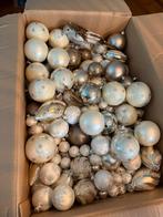 Glazen kerstballen 318st creme wit bruin, Diversen, Kerst, Ophalen of Verzenden, Zo goed als nieuw