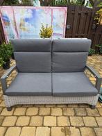 Luxe Wicker Loungeset - 2 persoons, Tuin en Terras, Zo goed als nieuw, Loungeset, Wicker, Bank