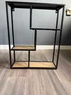 Moderne Wandplank - Zwart Metaal & Hout, Ophalen, Zo goed als nieuw