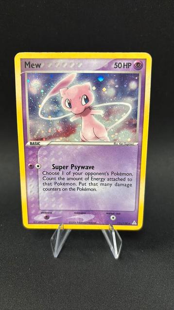Mew 111/110 - HOLO - EX Holon Phantoms - Zeldzame Mew HOLO beschikbaar voor biedingen