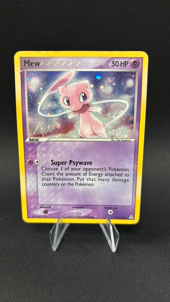 Mew 111/110 - HOLO - EX Holon Phantoms - Zeldzame Mew HOLO, Hobby en Vrije tijd, Verzamelkaartspellen | Pokémon, Zo goed als nieuw