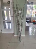 Decoratie takken in glazen vaas, Huis en Inrichting, Ophalen, Gebruikt