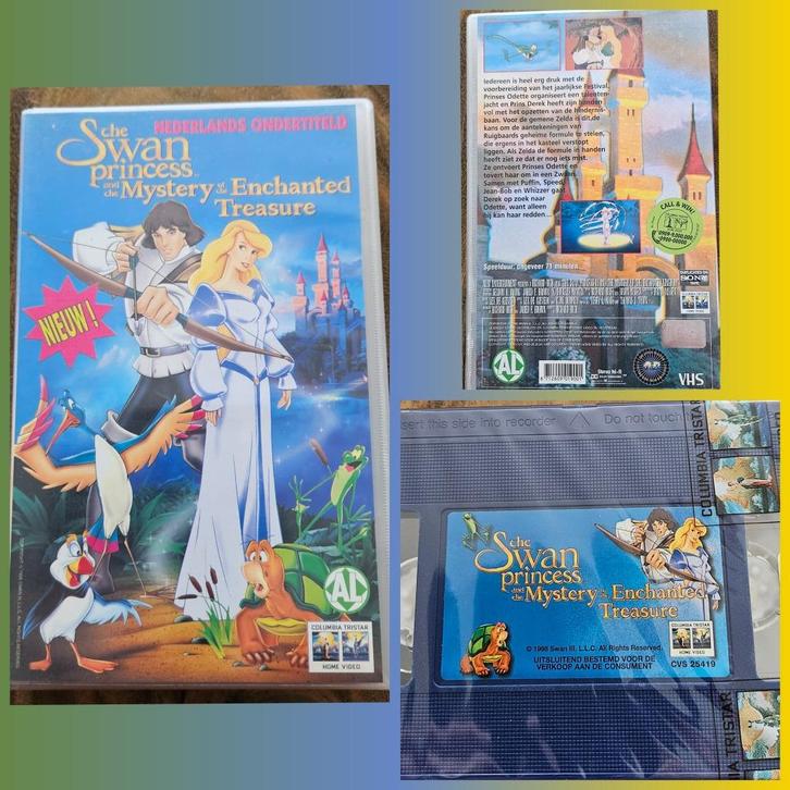 De Zwanen prinses VHS kinderfilm nieuw verpakking Sint/Kerst, Cd's en Dvd's, VHS | Kinderen en Jeugd, Nieuw in verpakking, Tekenfilms en Animatie