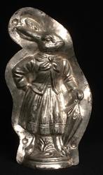 Oude Chocolade vorm gekleed konijn met paraplu., Ophalen, Gebruikt