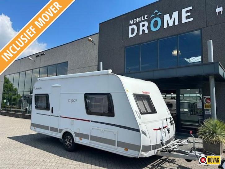 Dethleffs C'Go 475 FR MOVER + LUIFEL+FIETSENDRA, Caravans en Kamperen, Caravans, Bedrijf, tot en met 4, 1000 - 1250 kg, Rondzit
