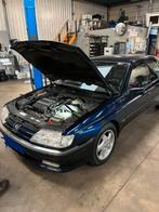 Peugeot 605 SV 3.0 V6 Phase 2 automaat 167pk, Stoelverwarming, Zwart, Blauw, Leder