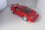 Lamborghini Countach 1;18, Ophalen of Verzenden, Zo goed als nieuw, Auto, Bburago
