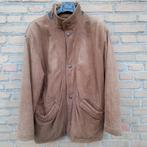 Trapez maat 52 L leren nubuck parka jas bruin, Kleding | Heren, Ophalen of Verzenden, Gedragen, Maat 52/54 (L), Bruin