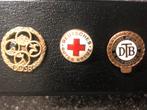 WW2 rode kruis speld/dTb speld 1946 en sportspeld, Verzamelen, Ophalen, Luchtmacht, Duitsland, Embleem of Badge