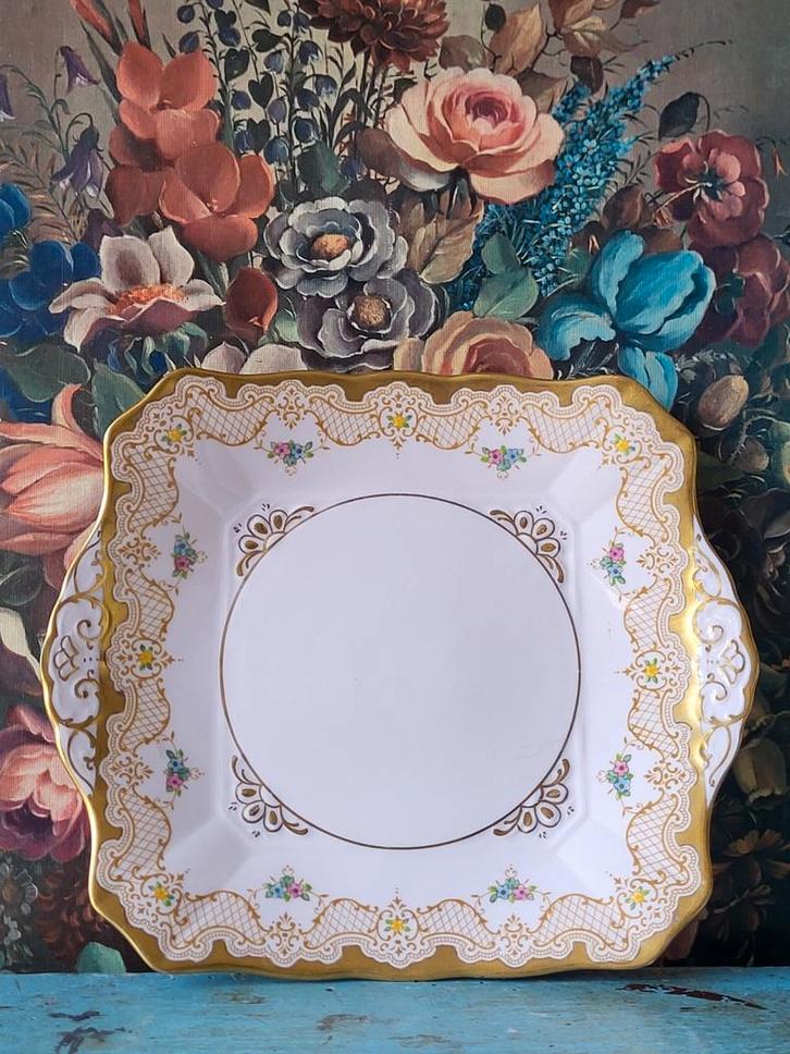 ENGELSE zachtroze schaal TUSCAN Toen was geluk, Antiek en Kunst, Antiek | Servies los, Ophalen of Verzenden