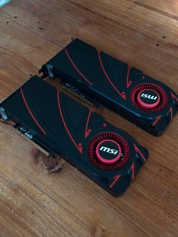 2x AMD Radeon R9 290X 4GB GDDR5 beschikbaar voor biedingen
