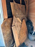 Houten platen, Doe-het-zelf en Verbouw, Hout en Planken, Ophalen, Gebruikt, Minder dan 25 mm, 200 tot 250 cm