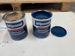 2x 1 liter = 2 liter wijzonol dekkend hoogglans af lak blauw, Doe-het-zelf en Verbouw, Verf, Beits en Lak, Blauw, Nieuw, Ophalen of Verzenden
