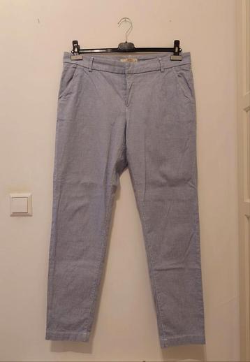 Dames H&M chino lange broek licht blauw maat 44  beschikbaar voor biedingen