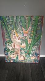 Borsten 69x87, Antiek en Kunst, Kunst | Schilderijen | Modern, Ophalen