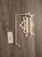 Brocante WC Rolhouder - Charmant Detail!, Ophalen, Gebruikt, Wit, Overige typen