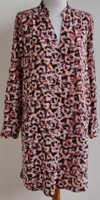 Kilky beige jurkje met print mt. S, Beige, Ophalen of Verzenden, Maat 36 (S), Boven de knie