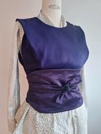 paarse obi riem NotThatSexy met stof van Dries van Noten nl, Zwart, Nieuw, Tailleriem, Ophalen of Verzenden