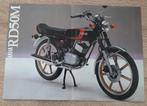 Brochure bromfiets Yamaha RD50M uit 1980, Fietsen en Brommers, Handleidingen en Instructieboekjes, Gebruikt, Ophalen of Verzenden