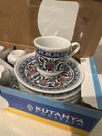 Kütahya Porselen Turkse koffiekopjes set – nieuw – 6 stuks, Ophalen of Verzenden, Zo goed als nieuw, Overige stijlen, Kop(pen) en/of Schotel(s)