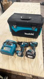 Makita 18v boor en schroefmachine, Ophalen of Verzenden, Gebruikt, Boor- en Schroefmachine, Variabele snelheid