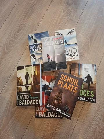 David Baldacci, set van zeven boeken beschikbaar voor biedingen