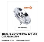 3x Osram 41835FL 12V 50W Halogeenlampen – 24 Spot, Verzenden