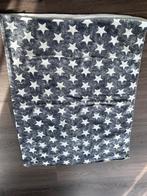 Joggingstof blauw met sterren, Blauw, 120 cm of meer, Nieuw, Ophalen of Verzenden