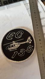 Patch politieheli fabrieksembleem EC135, Verzamelen, Luchtvaart en Vliegtuigspotten, Ophalen, Zo goed als nieuw, Patch, Badge of Embleem