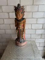 Balinees Houten Beeld - Handgesneden en Beschilderd, Ophalen of Verzenden
