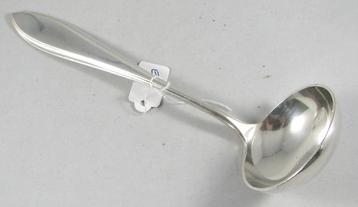 zilveren Juslepel Sauslepel massief 835 zilver model puntfil beschikbaar voor biedingen