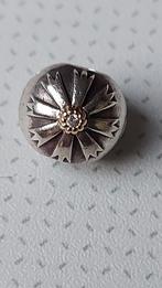 Originele Pandora clip / stopper zilver goud zirkonia, Sieraden, Tassen en Uiterlijk, Bedels, Ophalen of Verzenden, Zo goed als nieuw