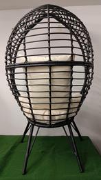 2x nieuwe egg chair met kussens, Ophalen, Nieuw, Zwart, Twee