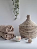 Afrikaanse witte zeegras opbergmand - Fairtrade, Huis en Inrichting, Overige materialen, Minder dan 50 cm, Nieuw, Minder dan 50 cm