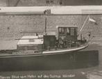 JV491A Neuss Haven met Sleepschip RIJNTRANS 5 1942 Fotokaart, Verzamelen, Ansichtkaarten | Buitenland, 1940 tot 1960, Gelopen