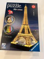 Puzzel 3D Eiffeltoren met verlichting, Hobby en Vrije tijd, Denksport en Puzzels, Minder dan 500 stukjes, Ophalen of Verzenden