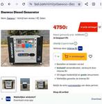 Nieuw in de doos, 2024 Daewoo generator aggregaat 8.1 kva, Ophalen, Nieuw