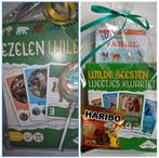 Traktatie dierenkwartet en/of ezelen ,3d dier+snoepje 1.20, Ophalen of Verzenden, Nieuw, Feestartikel, Verjaardag