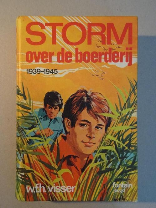 Storm over de boerderij 1939-1945 W.F.H. Visser, Boeken, Oorlog en Militair, Gelezen, Algemeen, Tweede Wereldoorlog, Ophalen of Verzenden