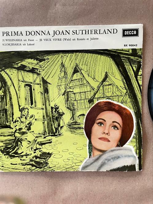 Prima Donna JoanSutherland,Juwelen-Klokjesaria,Je veux vivre, Cd's en Dvd's, Vinyl | Klassiek, Gebruikt, Opera of Operette, Overige formaten