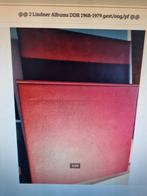 @@ 2 Lindner Albums DDR 1968-1979 gest/ong/pf @@, Ophalen of Verzenden, Buitenland