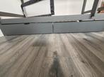 Opberglades voor onder het bed, Ophalen, Gebruikt, Grijs, Hout