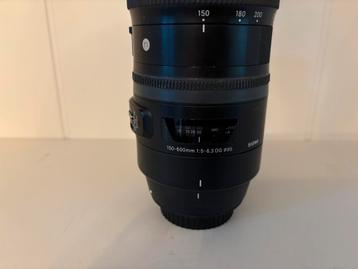 Sigma 150-600 mm F/5-6.3 DG OS HSM CANON beschikbaar voor biedingen
