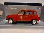 Renault 4 L Brandweer Pompiers rood Solido 1:18 KRD, Hobby en Vrije tijd, Modelauto's | 1:18, Ophalen of Verzenden, Zo goed als nieuw