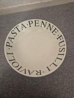 Mooie Italiaanse Pastaschaal - La Porcellana, Porselein of Keramiek, Schaal, Rond, Ophalen of Verzenden