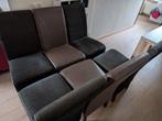 6 Eetkamerstoelen - Goede Staat!, Huis en Inrichting, Stoelen, Ophalen, Gebruikt, Bruin, Modern