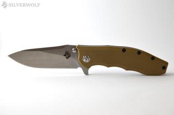 SILVERWOLF - Opvouwbaar Drop-Point Mes – Elmax Staal Khaki beschikbaar voor biedingen