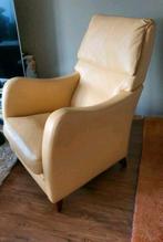 Lederen Dames Fauteuil, Ophalen, Zo goed als nieuw, 75 tot 100 cm, Modern
